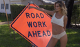 Video: Irish model Rosalind Lipsett ‘modelbombs’ unsuspecting workers