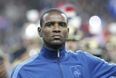 Pic: Eric Abidal visits the Barca squad following Tito Vilanova’s tragic death