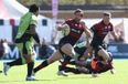 Video: Saracens’ Bosch plants penalty over from 58 metres with consummate ease