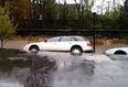 Video: Incredible footage of cars being swallowed in a landslide in Baltimore