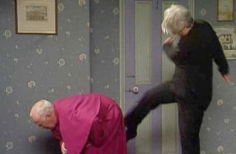 Pic: A JOE reader bumped into Bishop Len Brennan… and got to kick him up the arse
