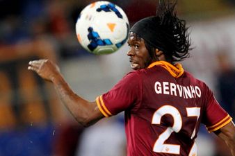 Pic: Gervinho gets in touch with his feminine side sporting a dainty pair of women’s shoes