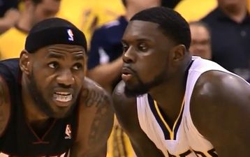 Video: Indiana Pacers’ Lance Stephenson tries to put LeBron off by blowing in his ear; LeBron responds brilliantly