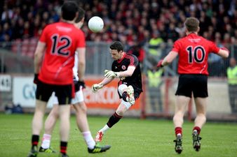 Video: Tyrone ‘keeper Niall Morgan converts nine 45s and one 55 in less than 90 seconds