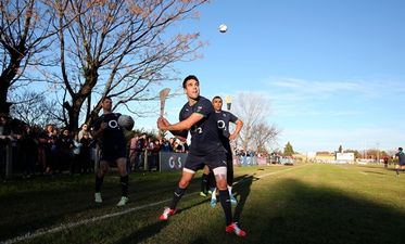 Gallery: Check out the Irish rugby team playing hurling in Argentina