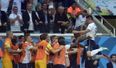 Pics: Irish lad from Tipp runs onto pitch after France game with Swizerland, gets tackled, laughed at by Giroud and arrested