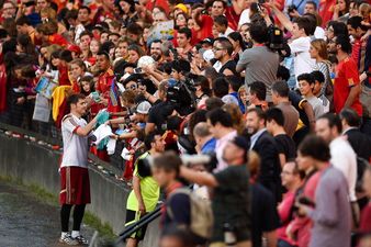 Video: A touching moment… Woman left in tears after Spain’s Iker Casillas gave her his jersey