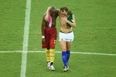 Vine: Football players swapping shirts is one thing but swapping shorts is just plain silly