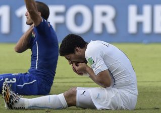 Your search for the best Luis Suarez bite GIF ends here