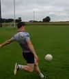 Video: Watch Offaly’s Niall McNamee fire over a series of ridiculous points from the corner flag