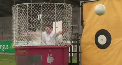 Video: Stephen Cluxton was the big loser in Dublin’s Dunk Tank Challenge