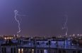 Pic: Incredible photo as lightning struck the Empire State Building and One World Trade Centre at the same time