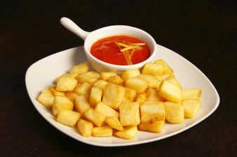Tapas at home; Patatas bravas y aioli