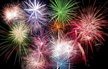 Video: Drone captures amazing footage as it flies through spectacular firework display