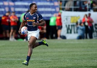 Pics: Yes, that’s rugby sevens superstar Carlin Isles playing hurling in Limerick
