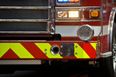 Video: Fire truck shoves two cop cars and BMW in order to reach fire