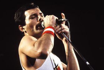 Freddie Meow-cury; This cat with a moustache looks like Freddie Mercury