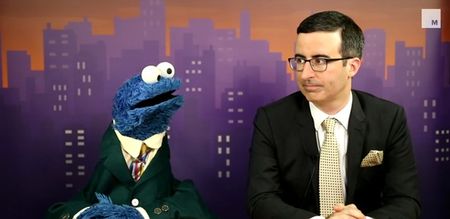 Video: Stop everything! John Oliver, Cookie Monster and Nick Offerman team up to read the news