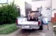 Video: This is how you fall off a truck and land arse first in a chair like a boss
