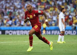 Vine: Marseille’s Andre Ayew was taking the p*ss with this rabona finish last night