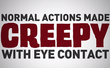 Video: Definitive proof that making eye contact with people is REALLY creepy