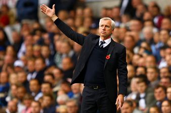 Video: Alan Pardew’s press conference is interrupted by an Ebola announcement