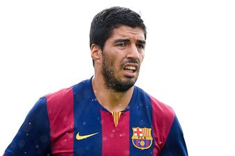 Vine: Luis Suarez has scored twice on his Uruguayan comeback against Oman today