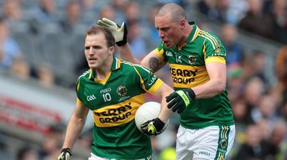 Pic: Pure class from Kieran Donaghy as he consoles Darran O’Sullivan after yesterday’s Kerry County Final