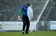 Pic: Shane Curran and Cillian O’Connor shared an emotional moment after the Connacht semi final yesterday