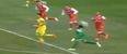 Video: Goalkeeper in Iran grabs assist with possibly the best throw-out ever seen