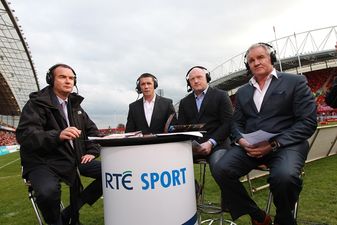 Pic: Alan Quinlan and Bernard Jackman looked an awful lot like one another on RTE News this evening