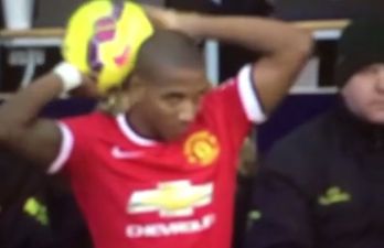 Vine: Ashley Young really needs to work at his covert throw-ins and they get much worse