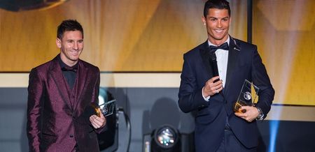 Pic: Stephanie Roche catches Cristiano Ronaldo’s eye at the Ballon d’Or ceremony