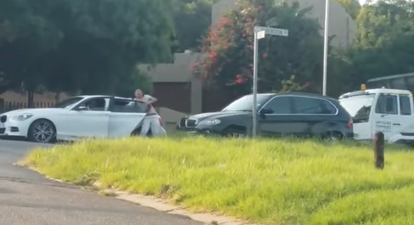 Video: Dramatic footage of an attempted kidnapping by fake police in South Africa