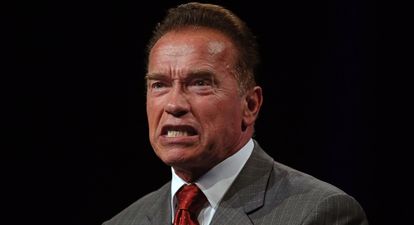 Arnie puts internet troll in his place while celebrating with gold medal winning Irish Special Olympics ski team