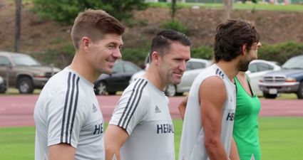 Video: Robbie Keane destroying Steven Gerrard in an accuracy challenge
