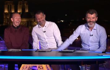 WATCH: Ryan Giggs got in a sly dig at Roy Keane and Ireland on ITV