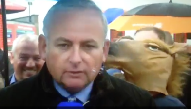 WATCH: Did anyone spot this joker at the Galway Races yesterday?