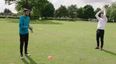 WATCH: Conor McManus takes on Riyad Mahrez in keepy-uppy challenge