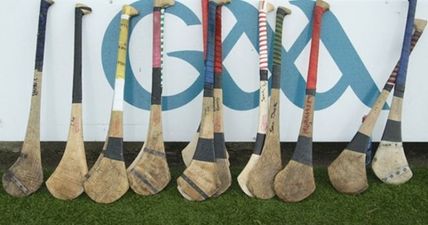 PIC: Camogie player breaks arm in second minute of county final, plays on for full match