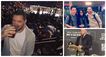 WATCH: The incredible Snapchat story as two Irish men blag their way into UFC 205