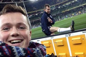 PIC: Nigel Owens proves he’s a champion with lovely gesture to young Irish rugby fan