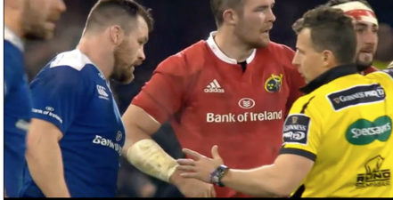 WATCH: Nigel Owens had a typically brilliant Nigel Owens moment during Munster v Leinster