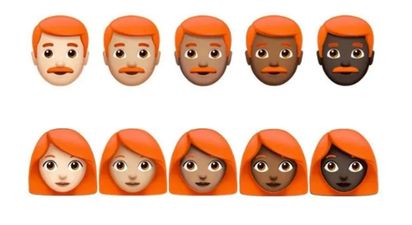 Ginger emojis have finally arrived
