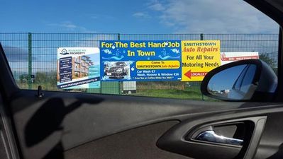 PICS: Some very kinky car wash signs have been popping up all over Shannon