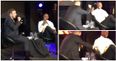 WATCH: Irish impressionist cracks Floyd Mayweather up as McGregor, DeNiro, Tyson and more at live event in Birmingham