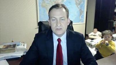 WATCH: This man’s live interview on BBC News is hilariously interrupted by not one but TWO of his children