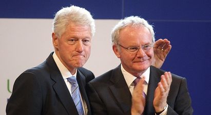 “And when he gave his word, that was as good as gold.” Bill Clinton pays tribute to Martin McGuinness