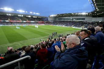 WATCH: Wonderful minute of applause for the late Derry City captain Ryan McBride at Windsor Park