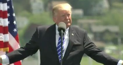 Trump attacks media again: “I’m President, and they’re not”